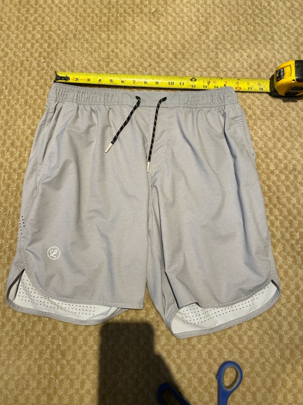 Legends brand large mens grey shorts